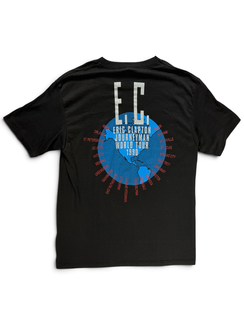 Vintage Eric Clapton 1990 Journeyman World Tour Tee