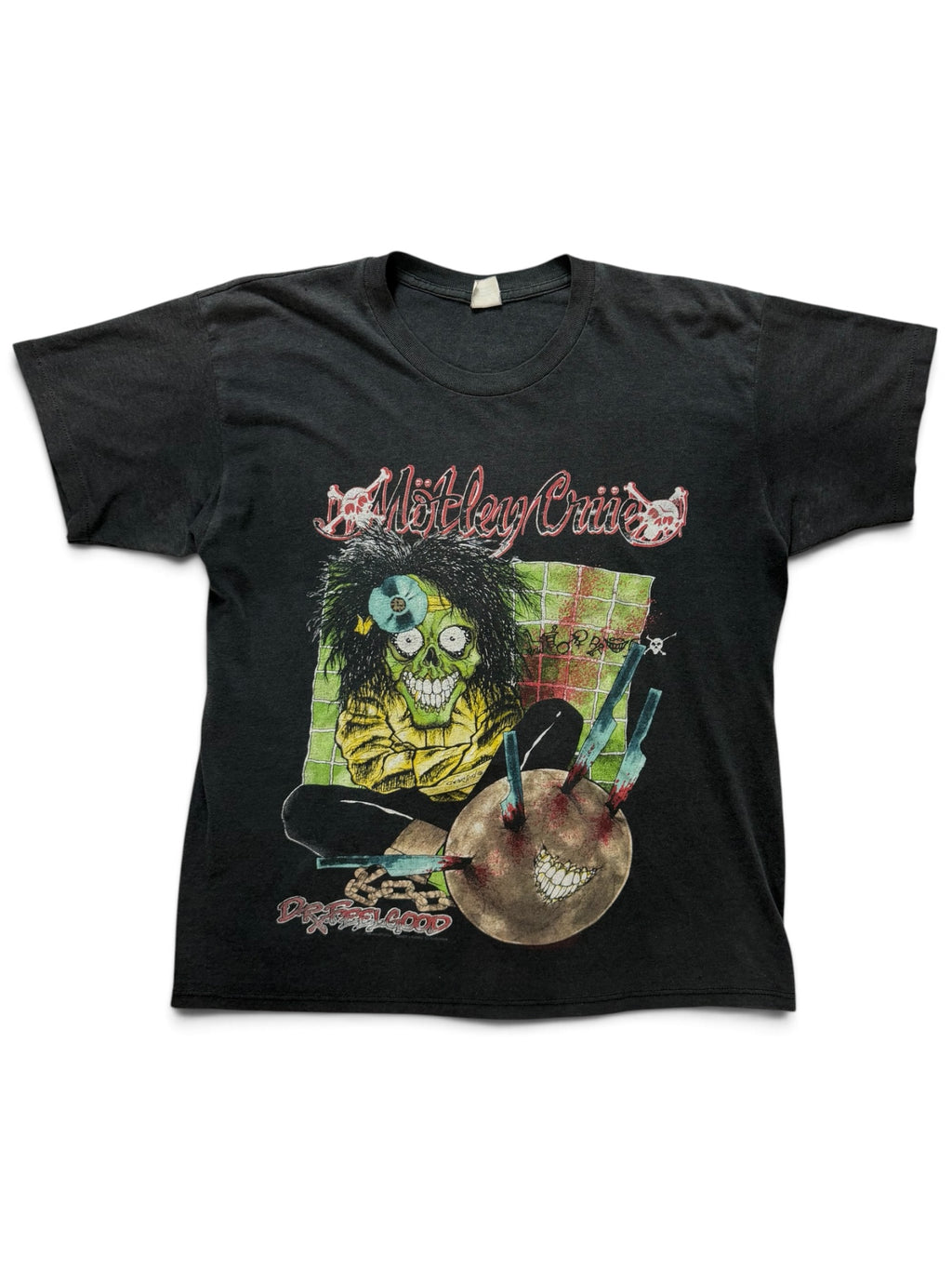 Vintage Mötley Crüe Pushead Dr. Feelgood Tour Tee