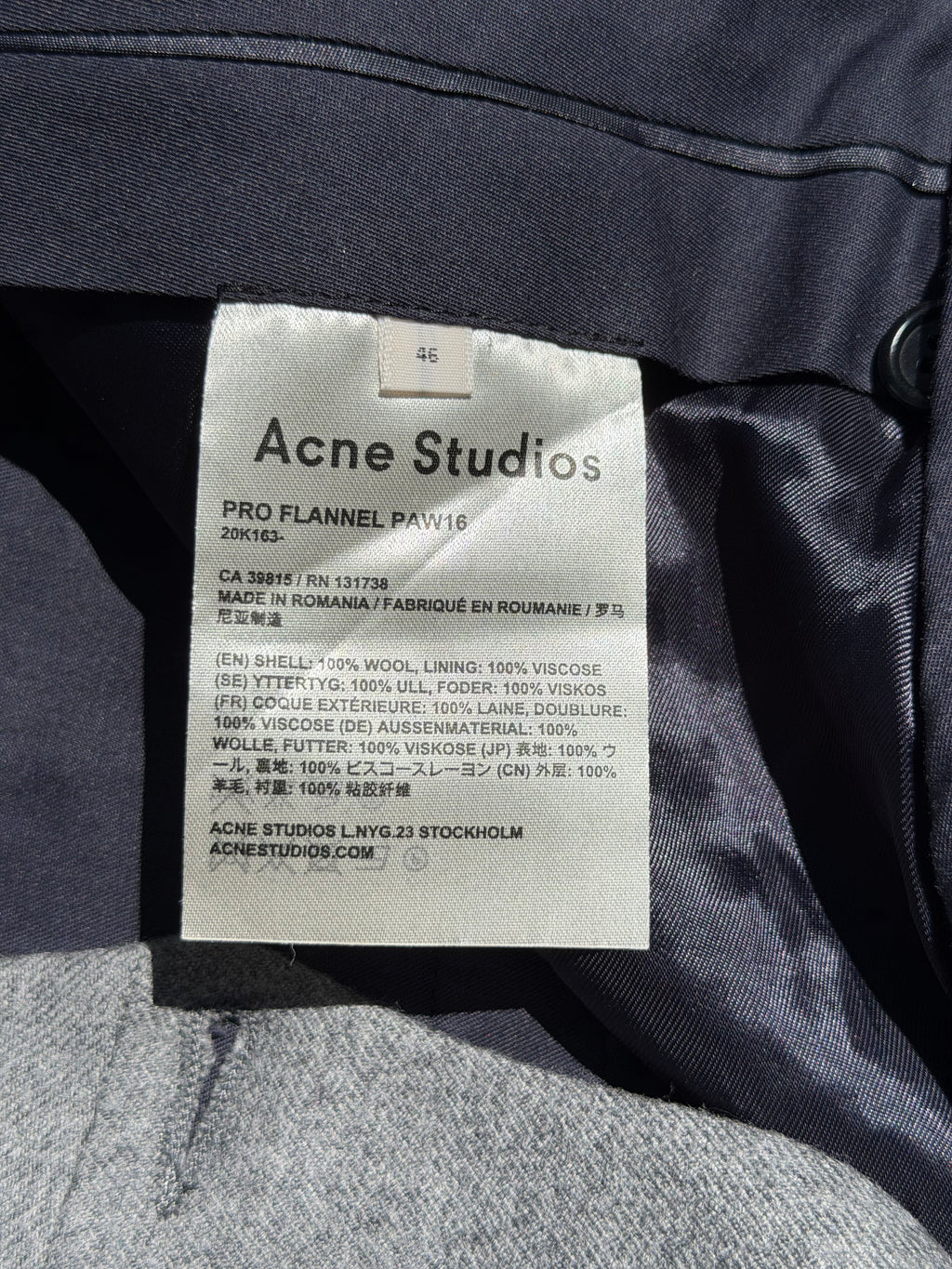 Acne Studios Trousers