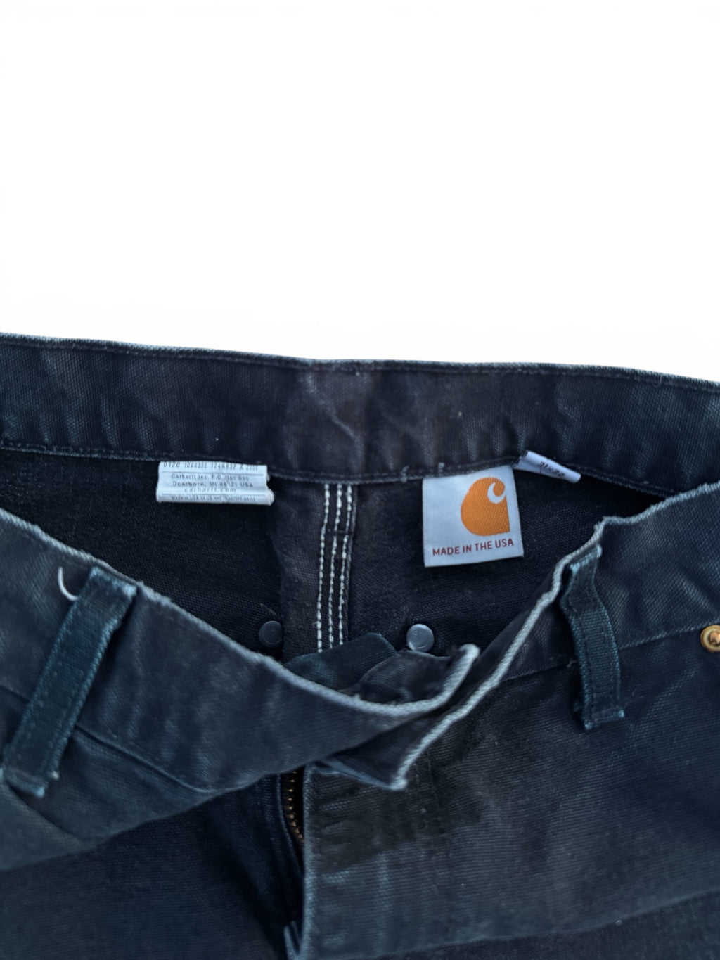 Black Carhartt Double Knee Pants