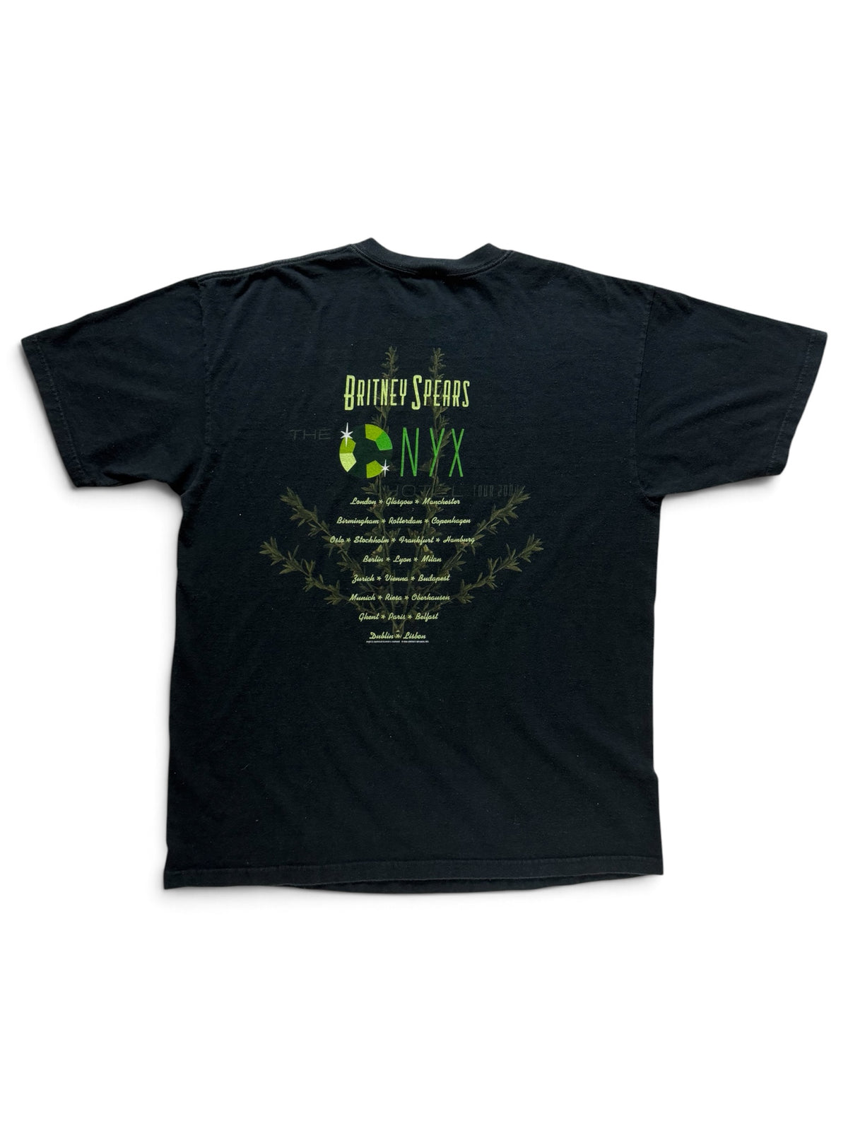 Vintage Britney Spears The Onyx Hotel Tour Tee