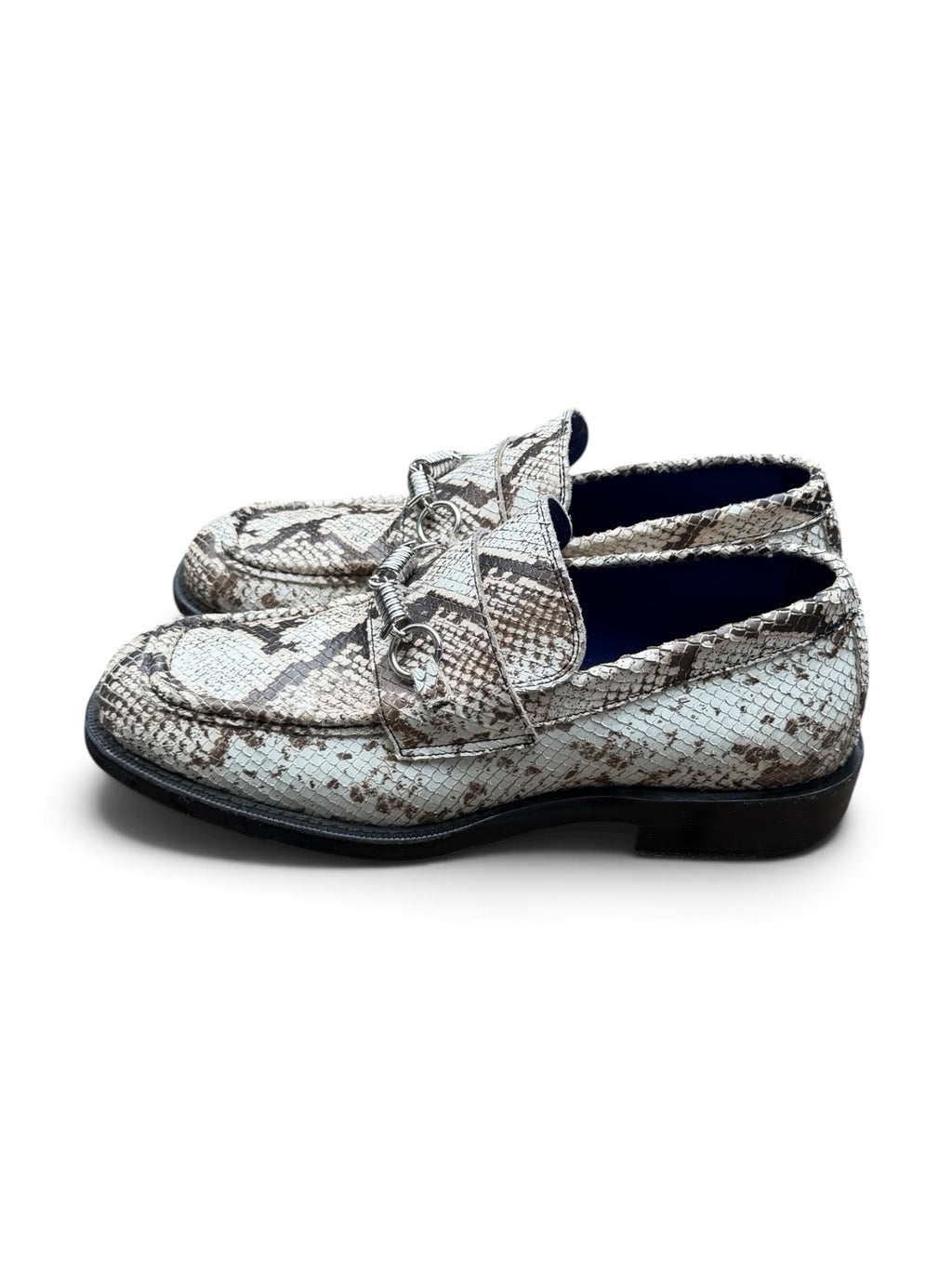 Burberry Snakeskin Loafers