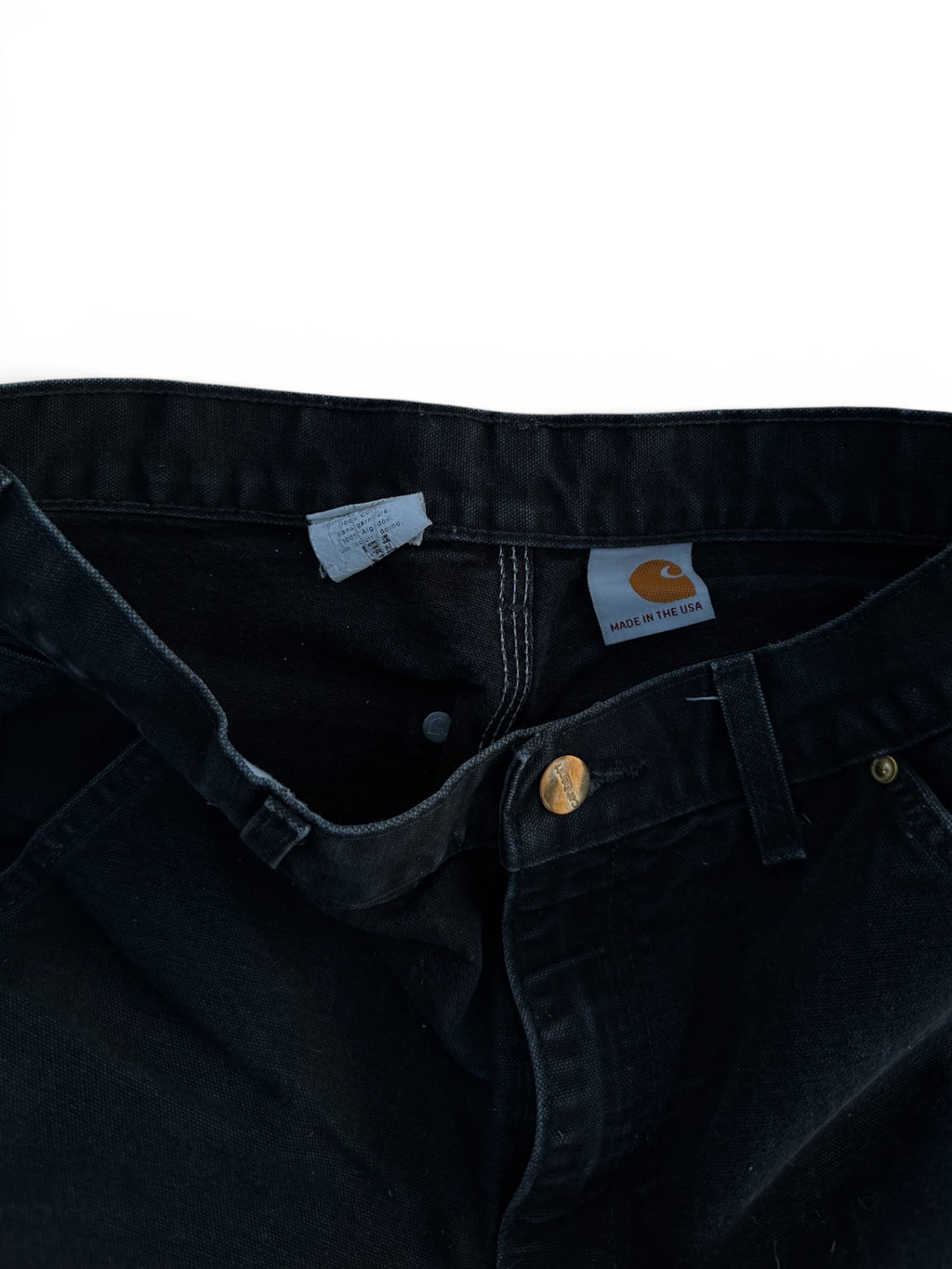Black Carhartt Double Knee Pants