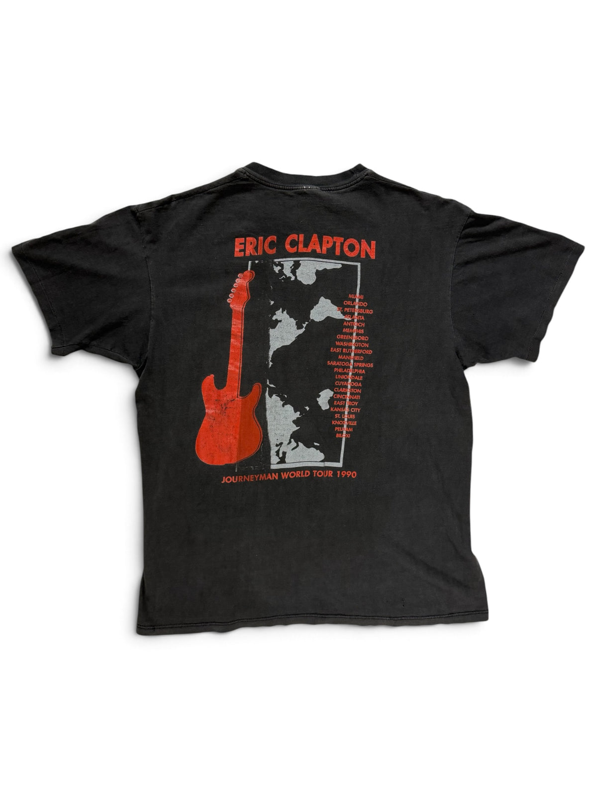 Vintage Eric Clapton 1990 Journeyman World Tour Tee