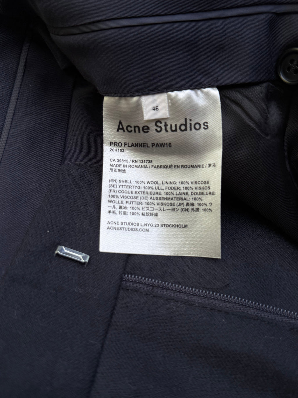 Acne Studios Trousers