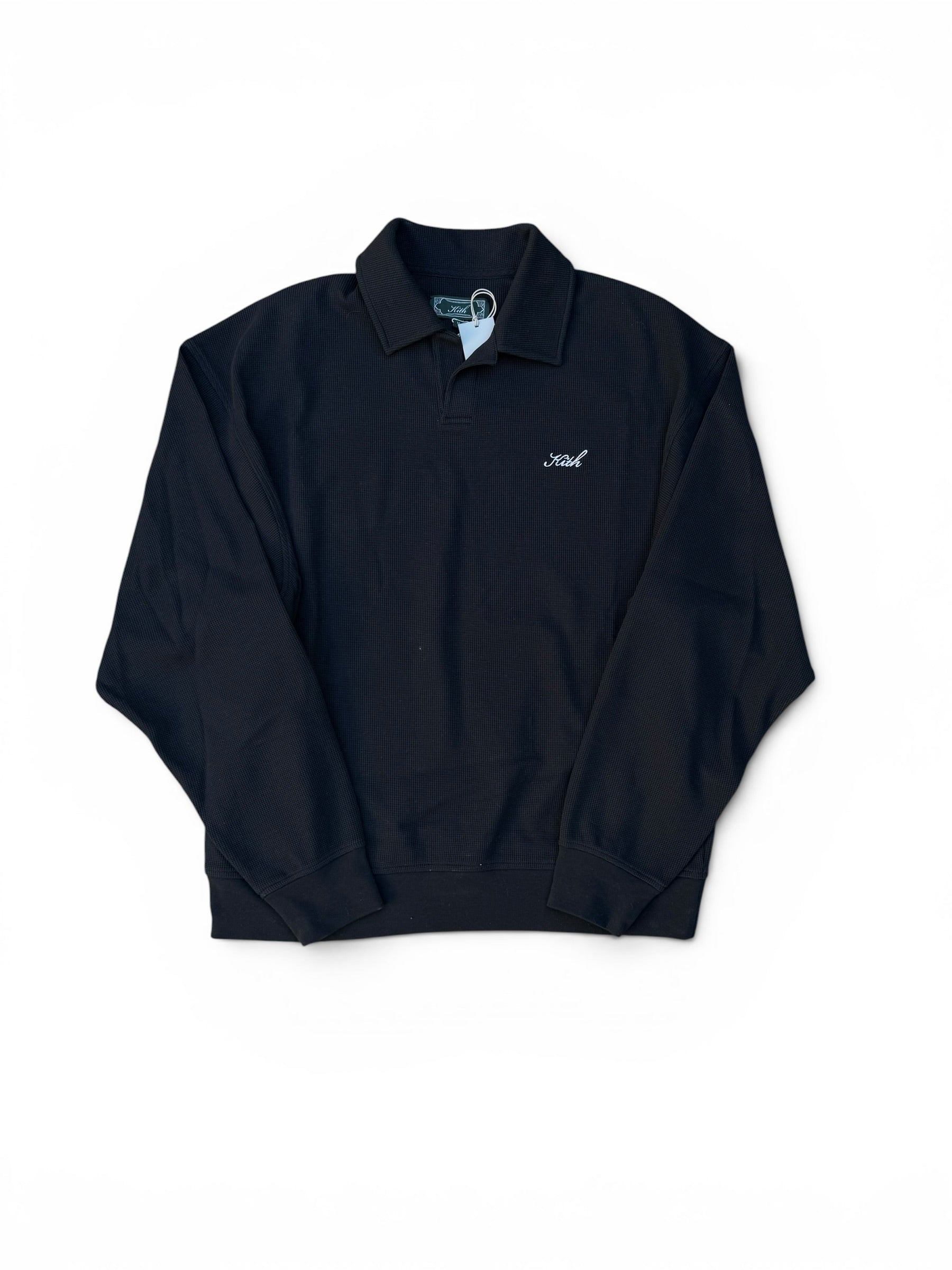 Kith Micro waffle Nelson Rugby Pullover