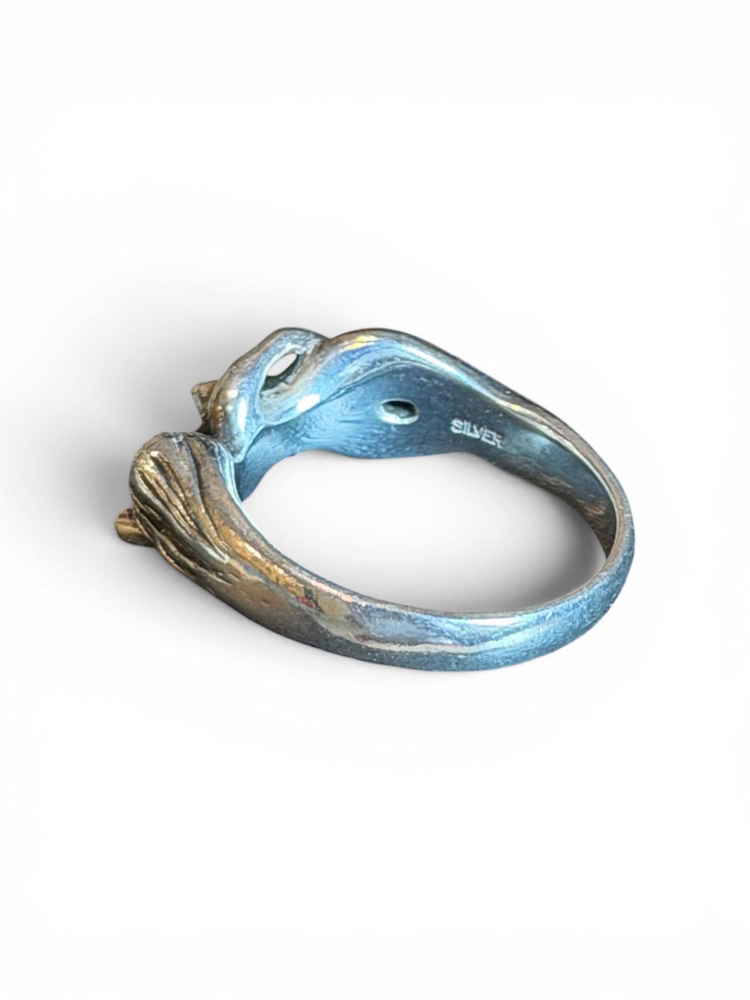 Wacko Maria Nude-Girl Silver and Ruby Ring