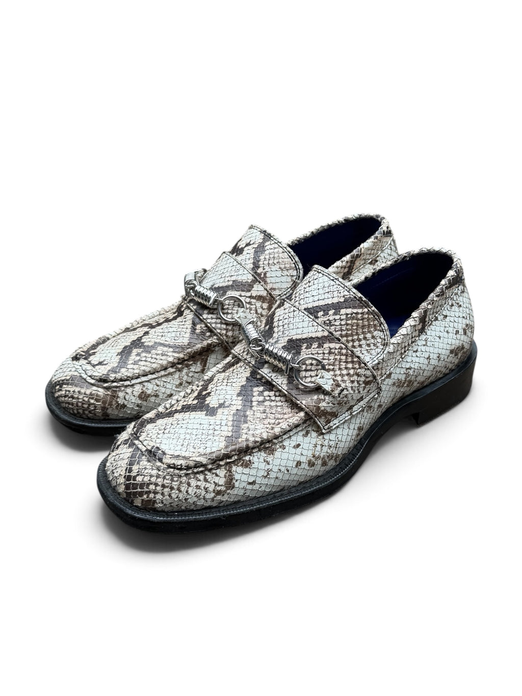Burberry Snakeskin Loafers