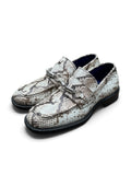 Burberry Snakeskin Loafers