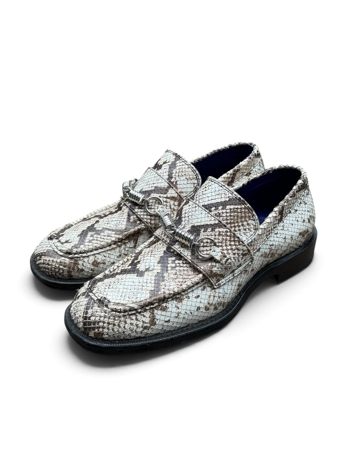 Burberry Snakeskin Loafers