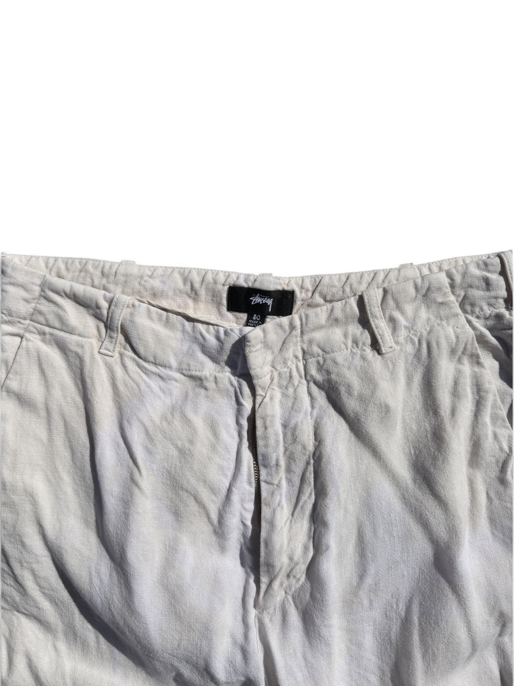 Stüssy White Linen Pants