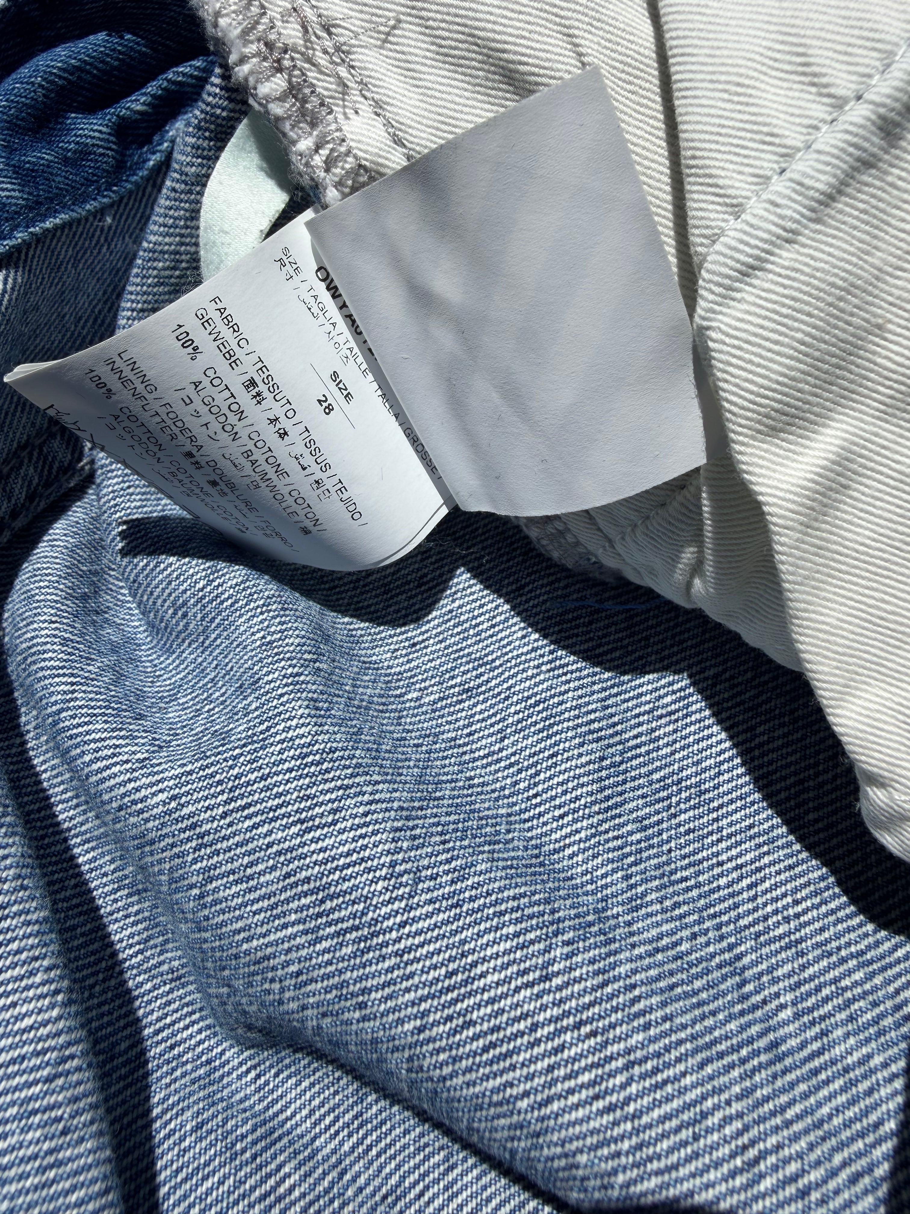 Off-White™️ Bleached Denim Jeans