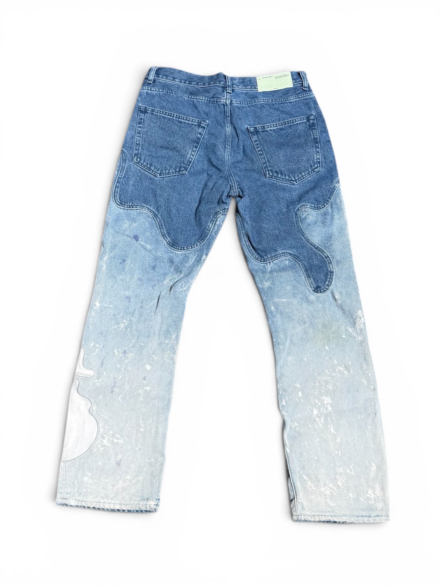 Off-White™️ Bleached Denim Jeans