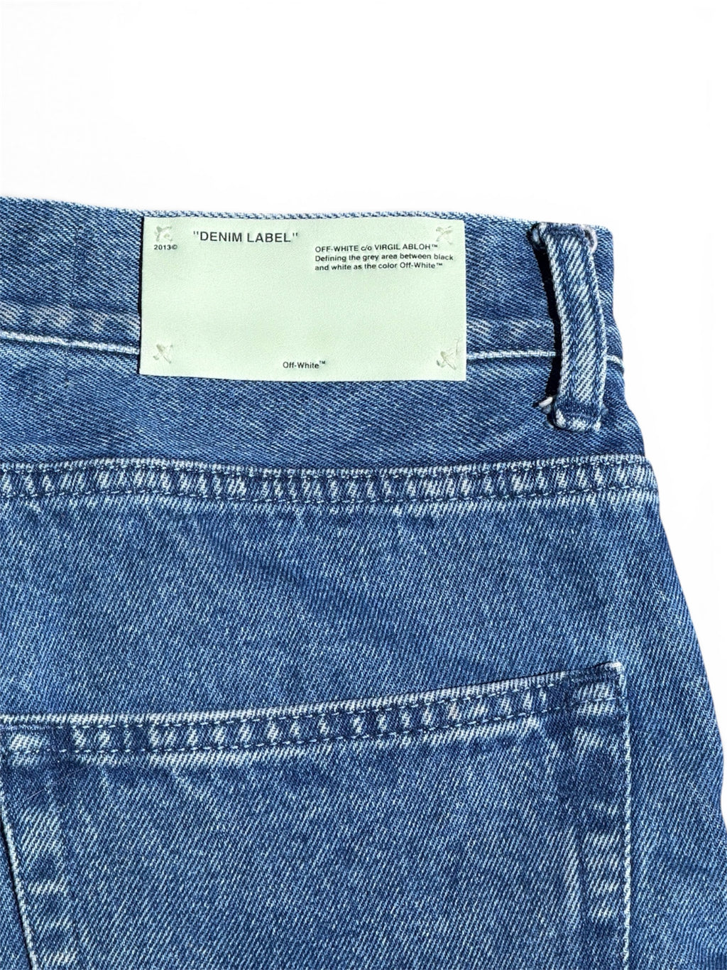 Off-White™️ Bleached Denim Jeans